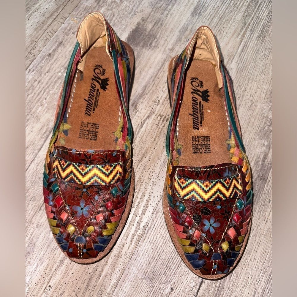 Monarquia handmade huaraches NWOT sz 4/6.5